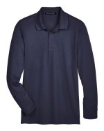 Devon & Jones DG20LT - Men's Tall CrownLux Performance® Plaited Long Sleeve Polo - Image 3
