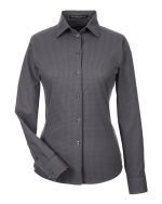Devon & Jones DG535W - Women's CrownLux Performance® Tonal Mini Check Woven Dress Shirt - Image 2