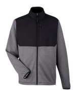 CORE365 CE74 - Men's Venture Heathered Stripe Hybrid Jacket - Image 2