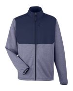 CORE365 CE74 - Men's Venture Heathered Stripe Hybrid Jacket - Image 3