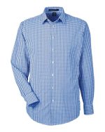 Devon & Jones DG536 - Men's CrownLux Performance® Gingham Dress Shirt - Image 2