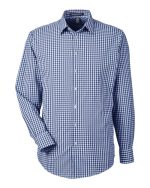 Devon & Jones DG536 - Men's CrownLux Performance® Gingham Dress Shirt - Image 4
