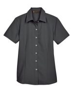Harriton M560W - Women's Barbados Textured Camp Shirt - Image 2