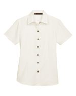 Harriton M560W - Women's Barbados Textured Camp Shirt - Image 4