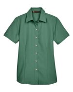 Harriton M560W - Women's Barbados Textured Camp Shirt - Image 8