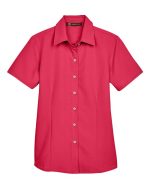 Harriton M560W - Women's Barbados Textured Camp Shirt - Image 9