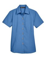 Harriton M560W - Women's Barbados Textured Camp Shirt - Image 11