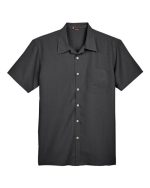 Harriton M560 - Men's Barbados Textured Camp Shirt - Image 2
