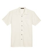 Harriton M560 - Men's Barbados Textured Camp Shirt - Image 4