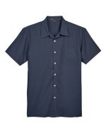 Harriton M560 - Men's Barbados Textured Camp Shirt - Image 6