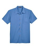 Harriton M560 - Men's Barbados Textured Camp Shirt - Image 11