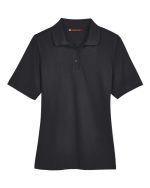 Harriton M348W - Women's Advantage Snag Protection Plus Polo - Image 2