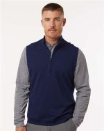 Adidas A599 - Men's Club Quarter-Zip Vest