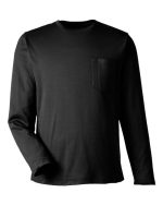 Harriton M118L - Unisex Charge Snag and Soil Protect Long Sleeve T-Shirt - Image 2