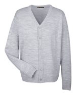 Harriton M425 - Men's Pilbloc™ V-Neck Button Cardigan Sweater - Image 4