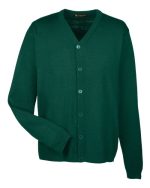 Harriton M425 - Men's Pilbloc™ V-Neck Button Cardigan Sweater - Image 5
