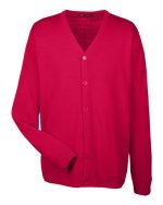 Harriton M425 - Men's Pilbloc™ V-Neck Button Cardigan Sweater - Image 6