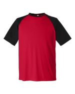 Team 365 TT62 - Unisex Zone Colorblock Raglan T-Shirt - Image 5
