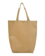 Q-Tees Q1251 - Non-Woven Gusset Bottom Tote