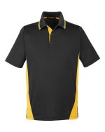 Harriton M386 - Men's Flash Snag Protection Plus IL Colorblock Polo - Image 3