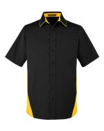 Harriton M586 - Men's Flash IL Colorblock Shirt - Image 3