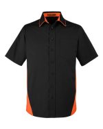 Harriton M586 - Men's Flash IL Colorblock Shirt - Image 4