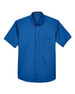 Harriton M500S - Men's Easy Blend™ Twill Dress Shirt with Stain-Release - Image 3