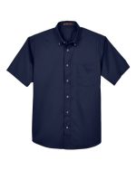Harriton M500S - Men's Easy Blend™ Twill Dress Shirt with Stain-Release - Image 4