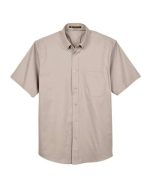 Harriton M500S - Men's Easy Blend™ Twill Dress Shirt with Stain-Release - Image 5