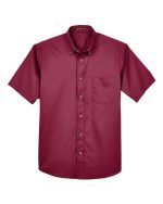 Harriton M500S - Men's Easy Blend™ Twill Dress Shirt with Stain-Release - Image 7