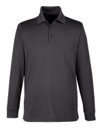 Harriton M348L - Men's Advantage Snag Protection Plus IL Long Sleeve Polo - Image 3