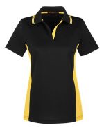 Harriton M386W - Women's Flash Snag Protection Plus IL Colorblock Polo - Image 3