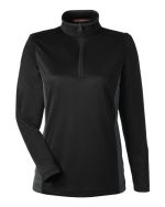 Harriton M786W - Women's Flash Snag Protection Plus IL Colorblock Quarter-Zip Pullover - Image 2