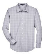 Devon & Jones DG520 - Men's Crown Collection® Glen Plaid Woven Dress Shirt - Image 3