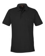 Harriton M205P - Men's Valiant Cotton Snag Protect Pocket Polo - Image 2