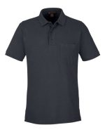 Harriton M205P - Men's Valiant Cotton Snag Protect Pocket Polo - Image 3