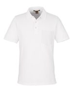 Harriton M205P - Men's Valiant Cotton Snag Protect Pocket Polo - Image 5