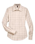 Devon & Jones DG520W - Women's Crown Collection® Glen Plaid Woven Dress Shirt - Image 2