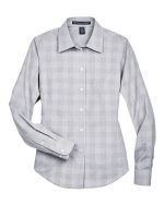 Devon & Jones DG520W - Women's Crown Collection® Glen Plaid Woven Dress Shirt - Image 3