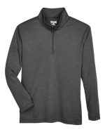 Team 365 TT31HY - Youth Zone Sonic Heather Performance Quarter-Zip Pullolver - Image 3