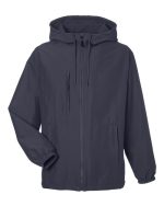 Harriton M73 - Unisex Flex Twill Hooded Jacket - Image 3