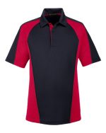 Harriton M385 - Men's Advantage Snag Protection Plus IL Colorblock Polo - Image 2