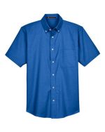 Harriton M600S - Men's Oxford Short Sleeve with Stain-Release - Image 2