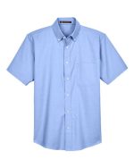 Harriton M600S - Men's Oxford Short Sleeve with Stain-Release - Image 3
