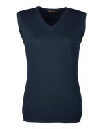 Harriton M415W - Women's Pilbloc™ V-Neck Sweater Vest - Image 3