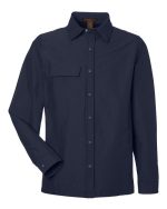 Harriton M72 - Unisex Flex Twill Overshirt - Image 4