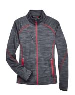 North End 78697 - Women's Flux Mélange Bonded Fleece Jacket - Image 4