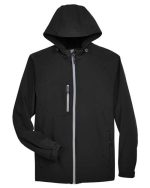 North End 88166 - Men's Prospect Two-Layer Fleece Bonded Soft Shell Hooded Jacket - Image 2
