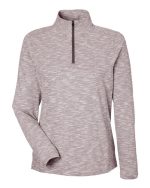 North End NE415W - Women's Eclipse Jacquard Quarter-Zip Pullover - Image 3