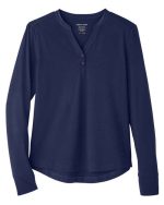 North End NE400W - Women's JAQ Stretch Performance V-Neck Snap Pullover - Image 5
